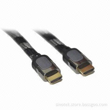 High-speed HDMI Cable with Gold-plated Connector